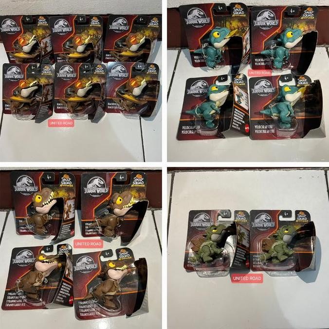 Snap Squad Jurassic World - Ori Mattel Wave 10 TERMURAH