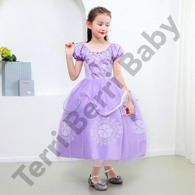 Kostum Sofia The First Sofia Dress / Gaun Sofia The First Costume Anak