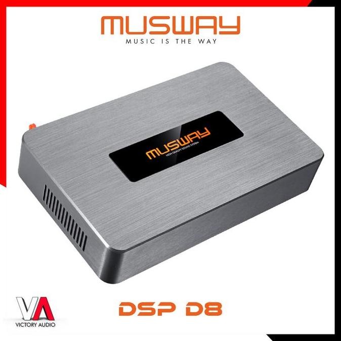 Digital Sound Processor Musway D8 10Ch Dsp Built In Power Amplfier 8Ch