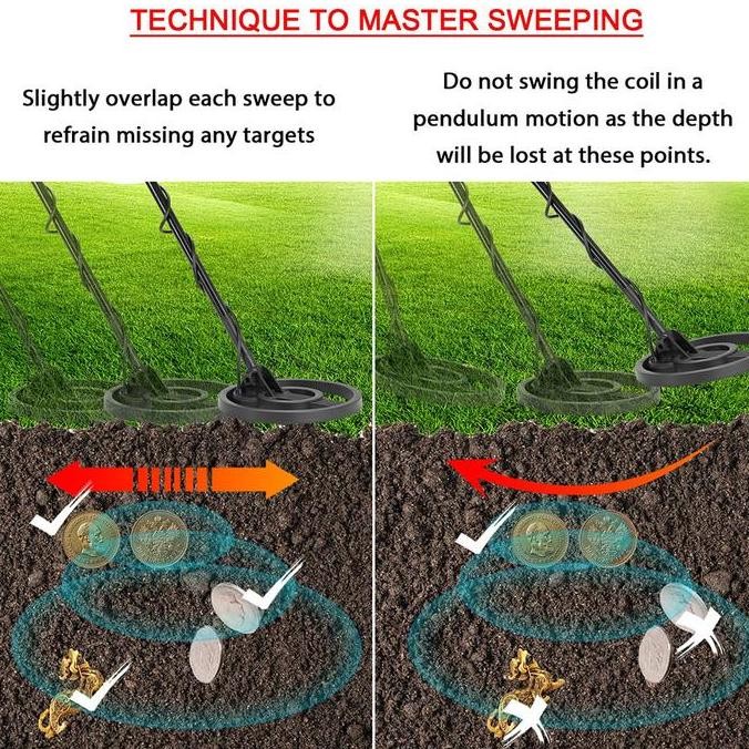 Metal Detector Metal Gold Detector Finder High Sensitivity - Md-4070