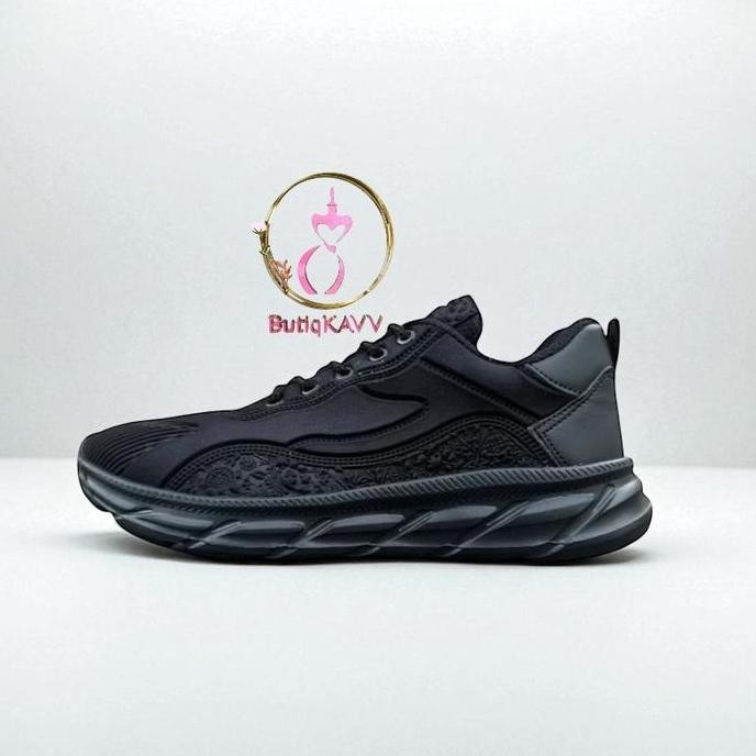 Sepatu Olahraga Bhayangkari Edition Full Hitam