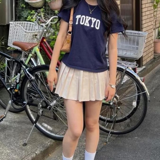 tokyo baby tee y2k crop top graphic tee downtown vintage 2000s