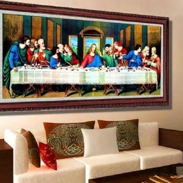 Paket diamond painting last supper perjamuan kudus Yesus