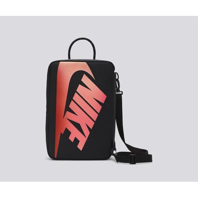NIKE Shoe Box Bag DA7337-010 Black Red Tas Sepatu Original 100%