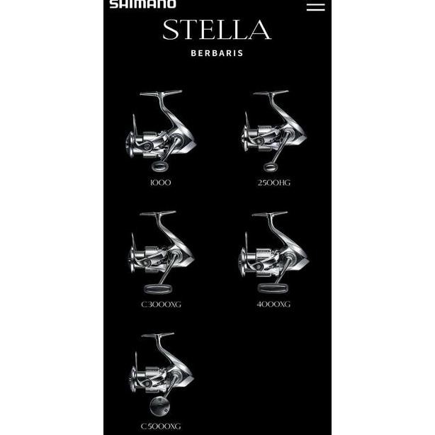 TERBARU - Reel Shimano Stella FK 2022 1000HG, 2500HG, 4000HG
