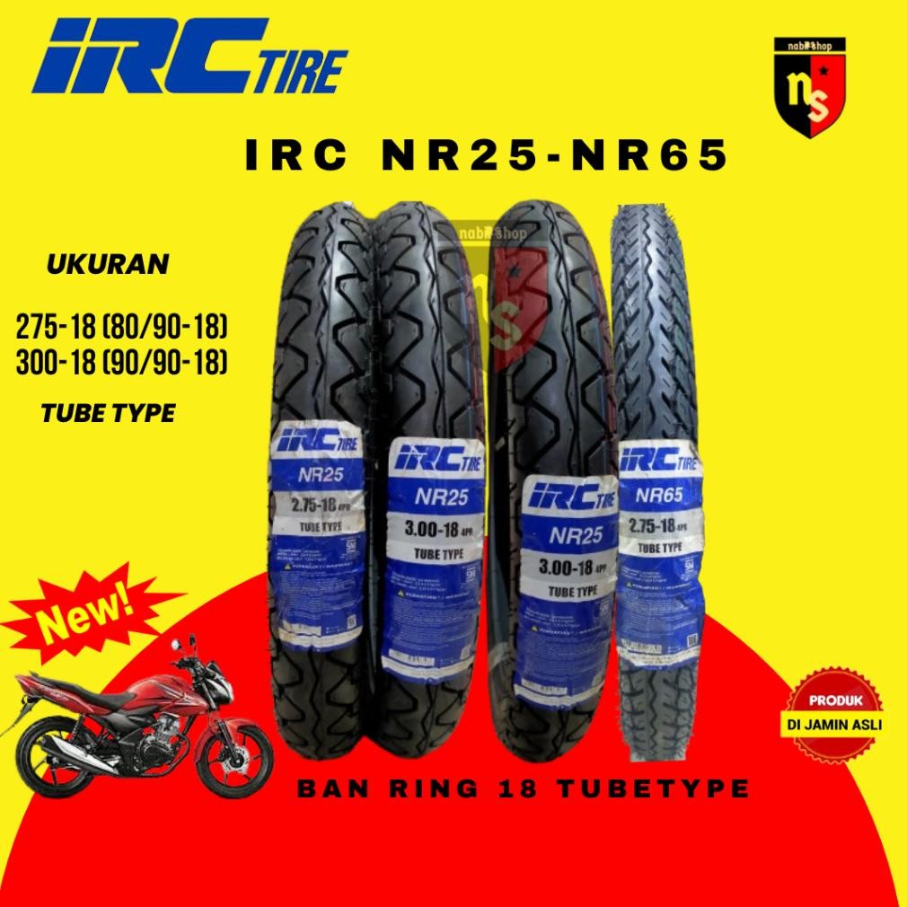 Baru BAN LUAR MOTOR IRC RING 18 RX KING TYPE NR25 TUBETYPE