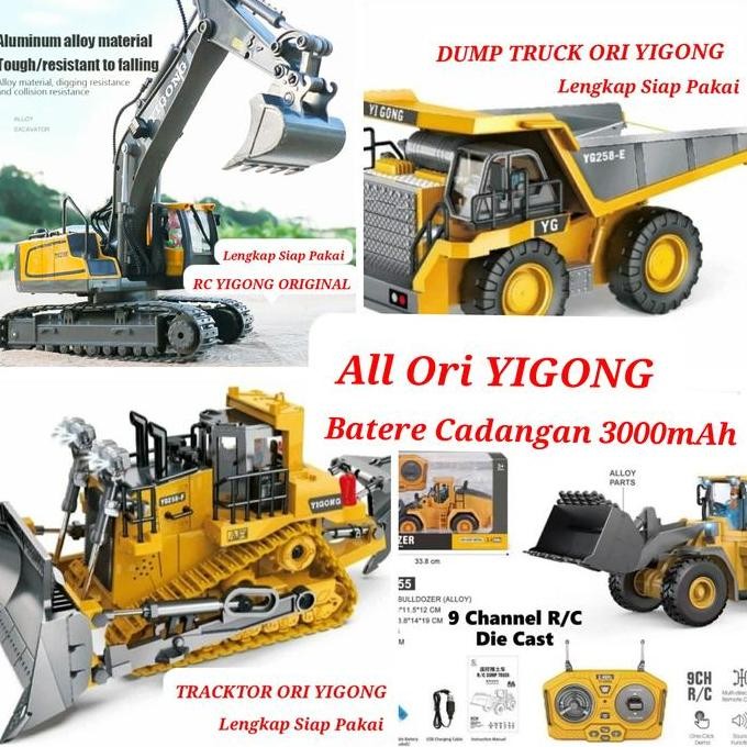 Mobil remot RC Excavator Bego Mainan remote Control