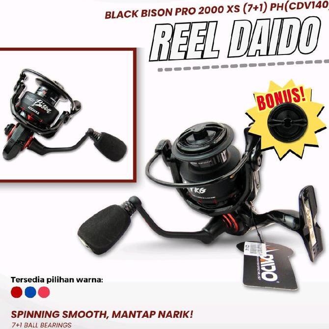 TERBARU - REEL DAIDO BLACK BISON PRO