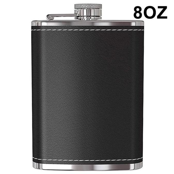 Botol Hip Flask Bottle 8 Oz Alcohol Minuman Alkohol Stainless Steel