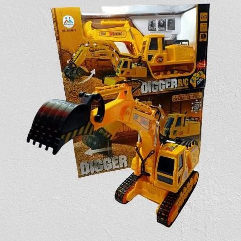 mainan rc eksavator remote control mobil beko mobil keruk