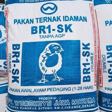 Pakan Broiler starter BR1-SK Wonokoyo 50 Kg SMR