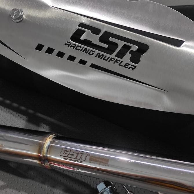 CSR MUFFLER KNALPOT CSR FULL SYSTEM YAMAHA MIO SPORTY/SMILE ORIGINAL CSR