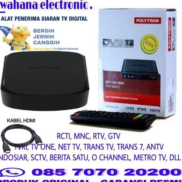 Stb Setopbox Setop Box Set Top Box Polytron Matrix Dvbt2 Tv Dital Tv