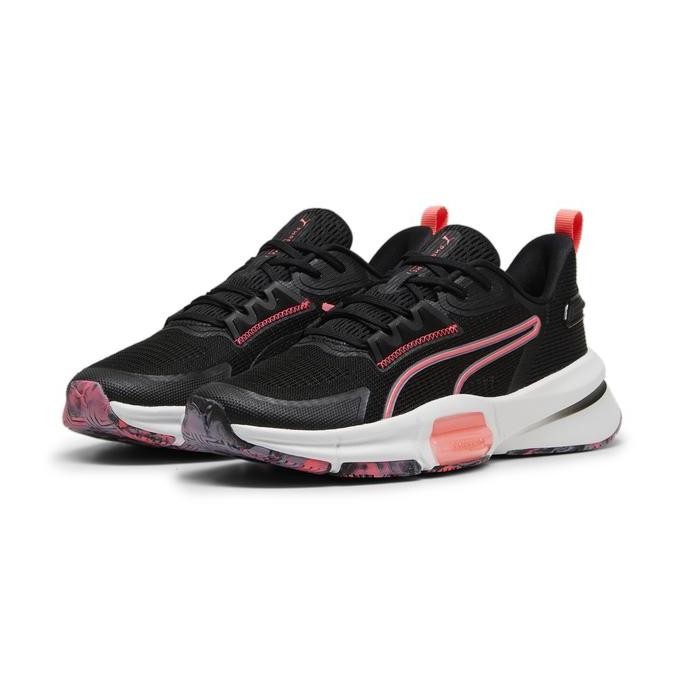 Puma Sepatu Training Wanita Pwrframe Tr 3 Black-Sunset Glow