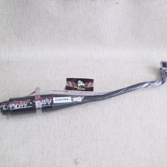 Knalpot Ahau Supra X 125-Blade-Karisma Ori Black Edition Restock