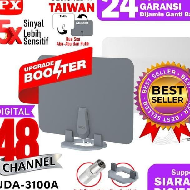 Px Uda3A Uda3100A Dital Tv Indoor Antenna Uda3A Uda3100A Antena With Booster