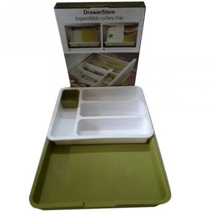 Drawerstore With Expandable Cutlery Tray