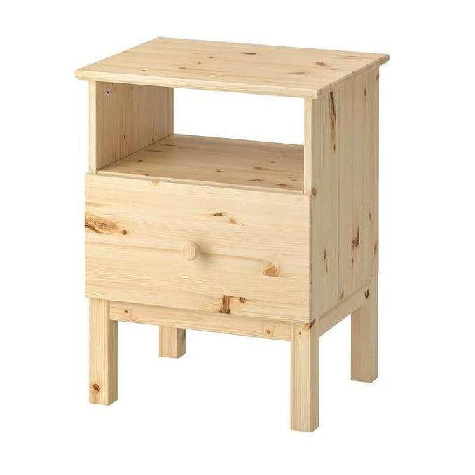 MEJA LACI MINIMALIS KAYU JATI BELANDA