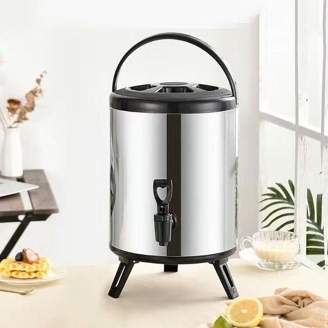 Ugo Thermos Bucket Dispenser Air Minum Milk Tea Bucket Stainless Stell | Dispenser Minuman Serbaguan