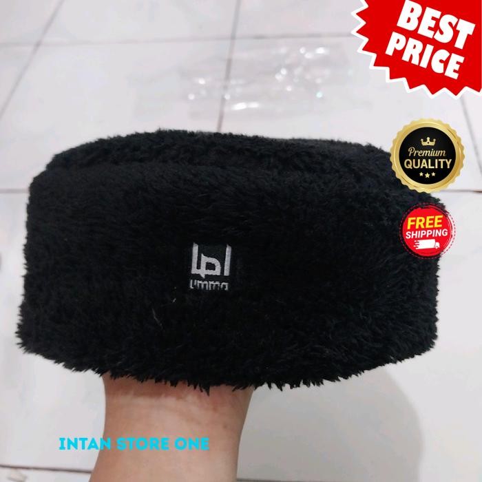 PECI SONGKOK BULU RUSIA TINGGI 8 CM | PECI LATHIF UMMA BAHAN KAIN KOHER LENTUR | PECI BULU UMMA | PE