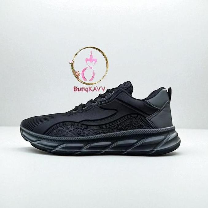 Sepatu Olahraga Bhayangkari Edition Full Hitam