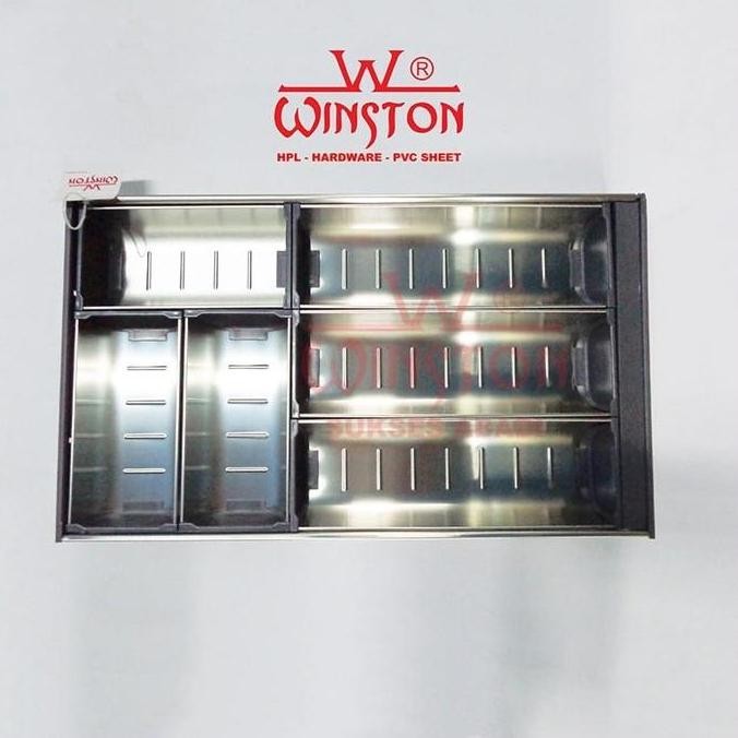 Rak Sendok Stainless Winston Ww.70-40 For Kitchen Set Laci Kabinet