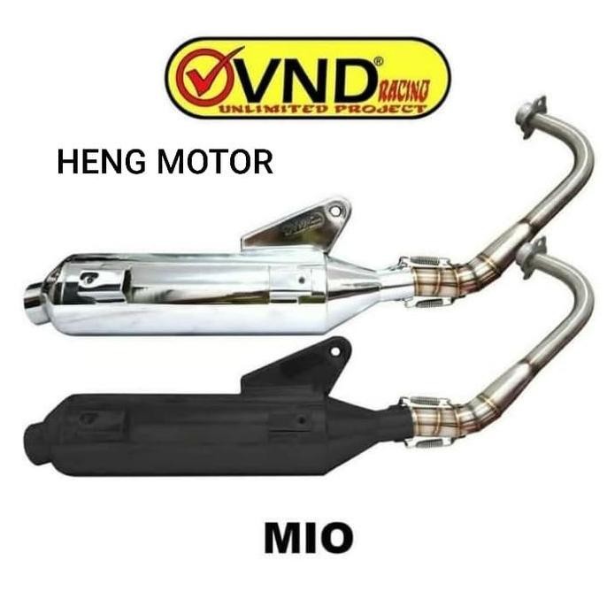 Promo Knalpot Tsukigi VND Mio Sporty/ Mio Smile/ Mio soul crome dan black COD