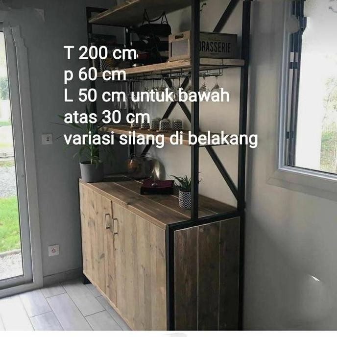lemari rak dapur industrial