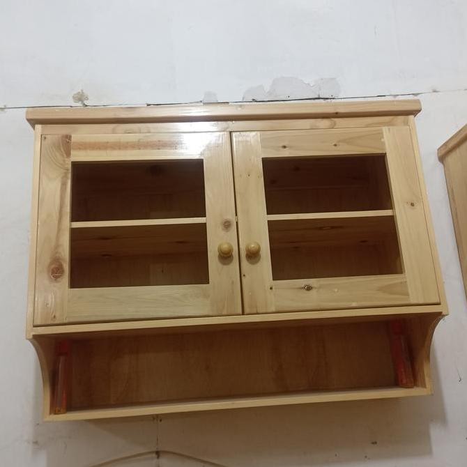 kitchen Set Kayu Jati Belanda Custom / Rak Penyimpanan Alat Dapur