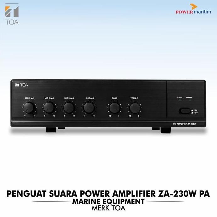 Penguat Suara Amplifier Merk Toa ZA-230 PA Ampli 220v 30w Original Toa