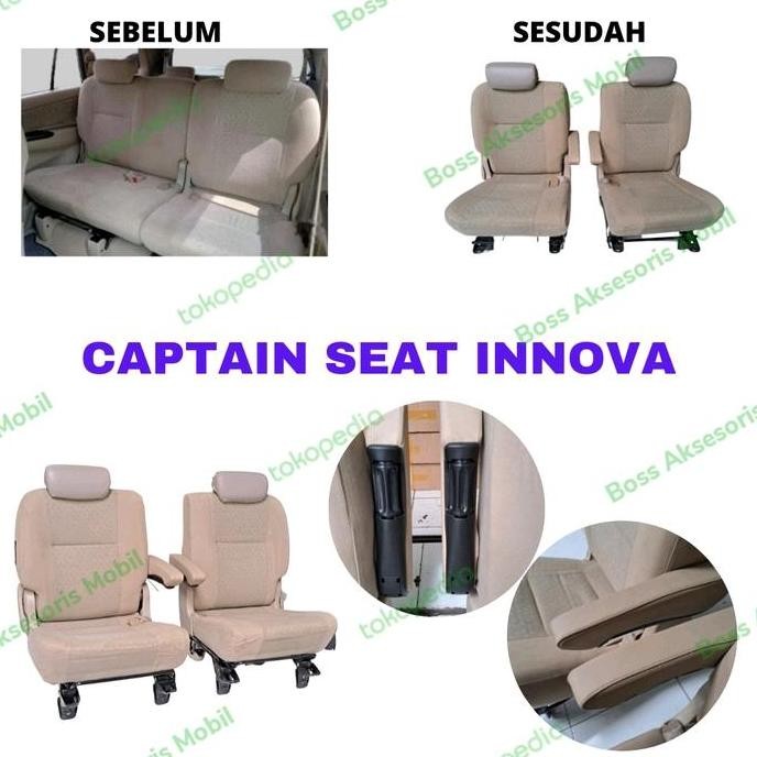 Premium Merubah Jok Asli ke Captain Seat Innova Reborn Promo