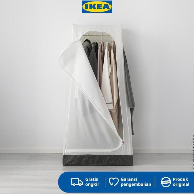 IKEA VUKU Lemari Pakaian Kain Serbaguna 74x51x149 cm
