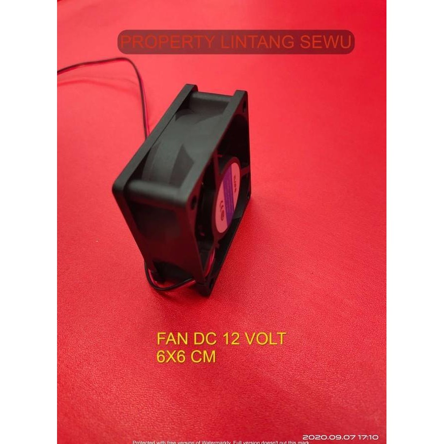 FAN KIPAS DC 12V 6X6CM fan kipas dc 12 v 6 x 6 cm