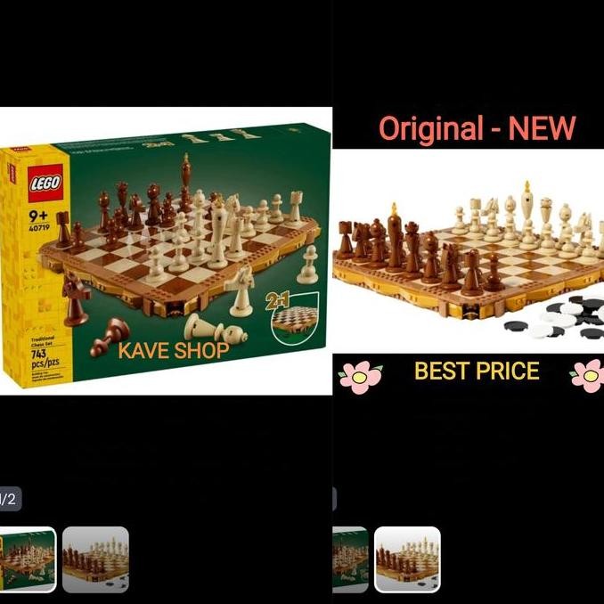 LEGO 40719 Brick and More : Traditional Chess Set