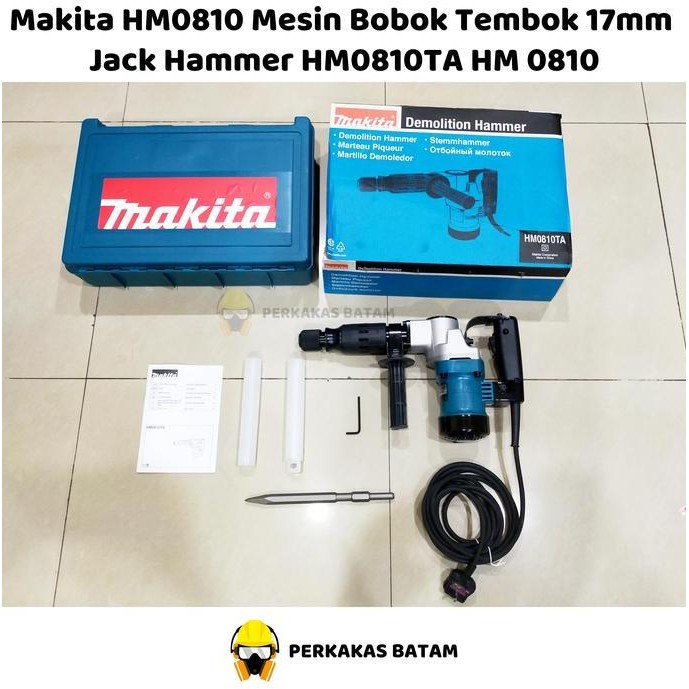 ZYUNJI- Makita HM0810 Mesin Bobok Tembok 17mm Jack Hammer HM0810TA HM 0810