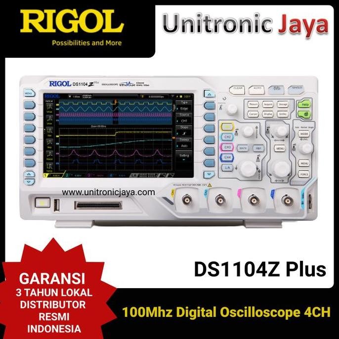 RIGOL DS1104Z 100Mhz Digital Oscilloscope 4CH