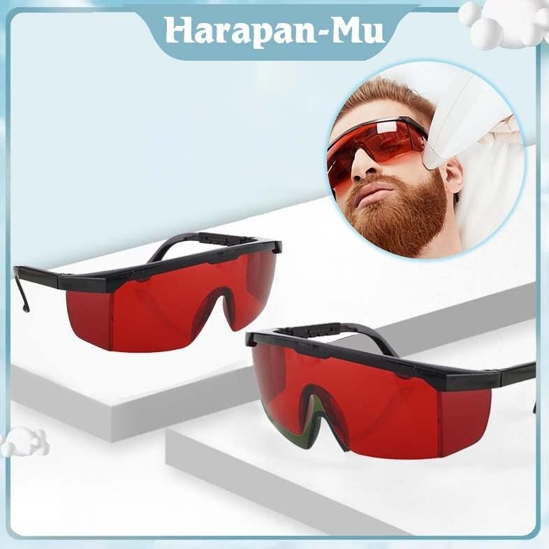 ELIYU- Kacamata Anti Laser / Kaca Mata Light Cure Red Merah / Kacamata Keselamatan Klinik Gigi