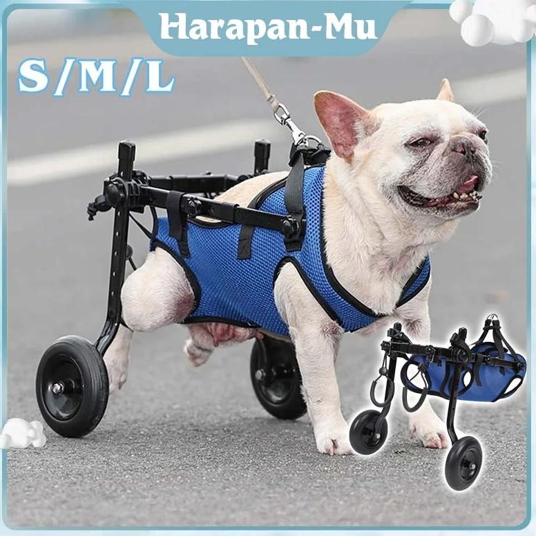 ELIYU- Alat Bantu Jalan Anjing Kucing / Kucing Anjing Hind Legs / Kursi Roda Hewan