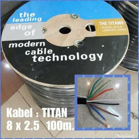 Jual Kabel Titans 8X2.5 100Meter