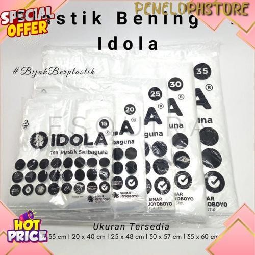 COD Kantong Kresek Plastik PE Idola Transparant PEX