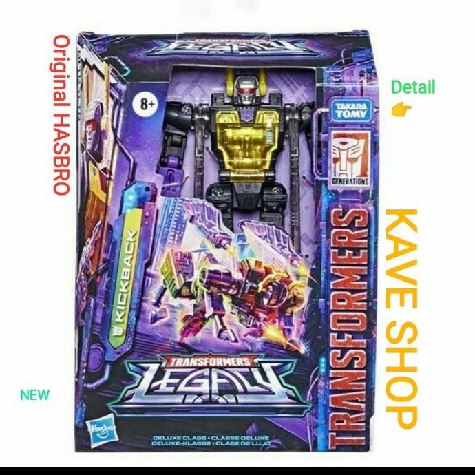 Transformers Legacy Deluxe Kickback - Original HASBRO - NEW