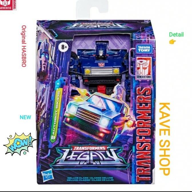 Transformers Legacy : Autobot Skids - HASBRO - Deluxe Class -  Original - NEW