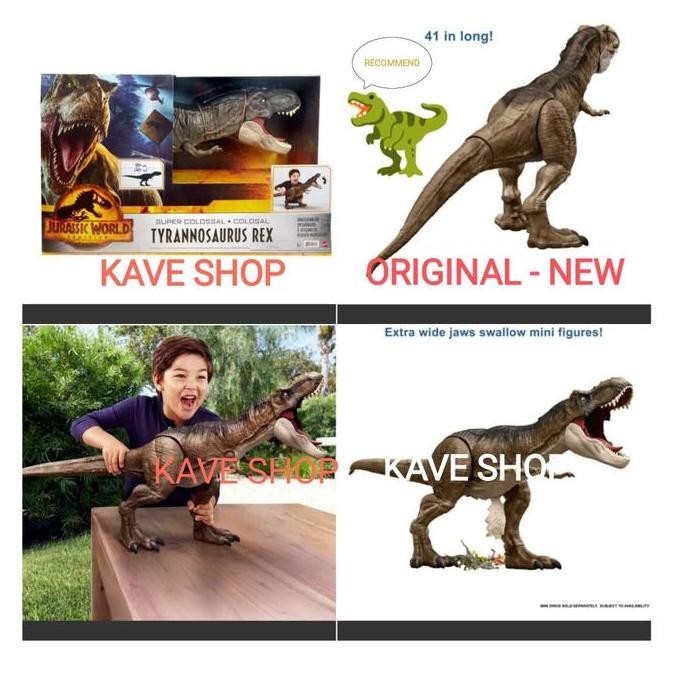 Jurassic World MATTEL : Tyrannosaurus Rex - Super Colossal - NEW
