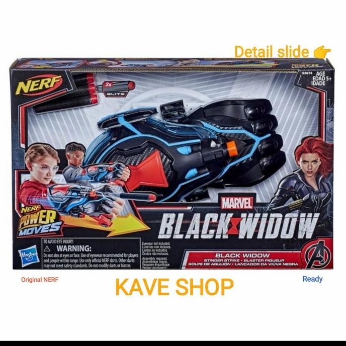 Nerf Original HASBRO - Stinger Strike : BLACK WIDOW - New