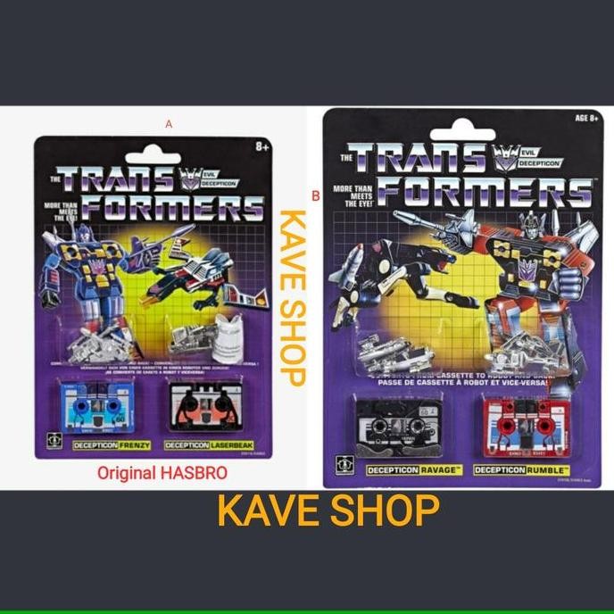 Transformers EVIL DECEPTICON : Ravage Rumble - Frenzy Laserbreak