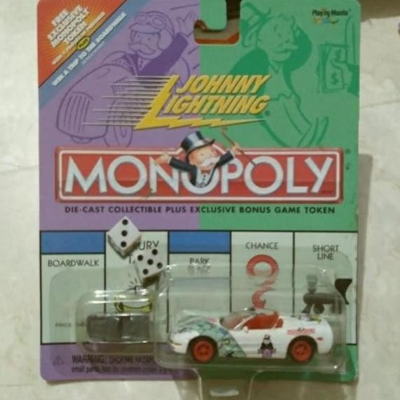 johnny lightning monopoly diecast corvette