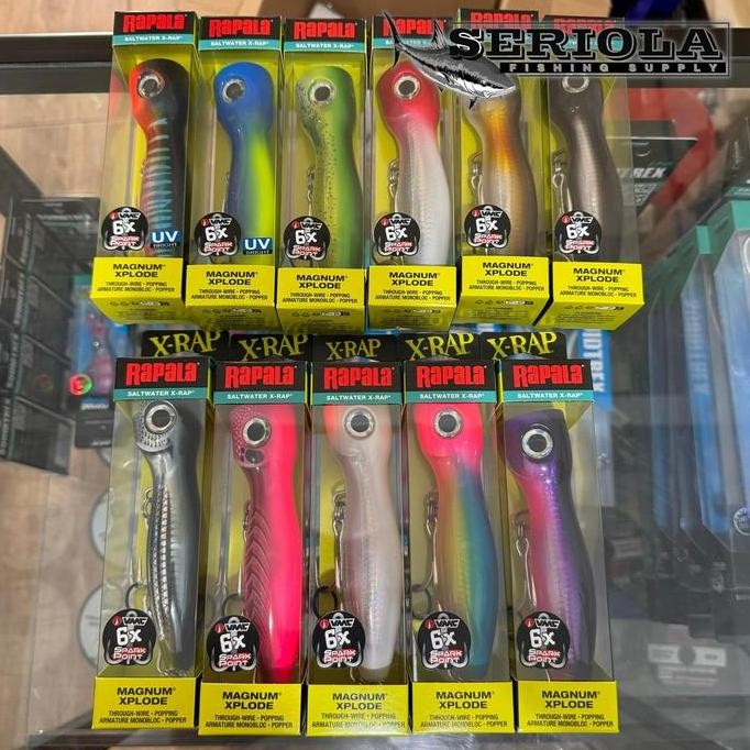 UMPAN LURE POPPER RAPALA XRAP MAGNUM XPLODE 130 62G 13CM LIMITED COLOR