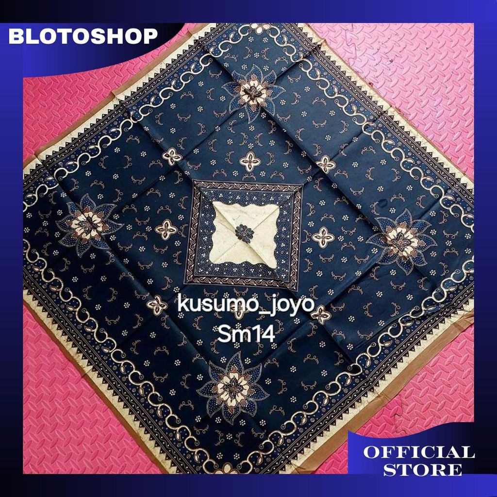 Udeng Batik  Semi Tulis Segi Empat 1-25 Motif Cod