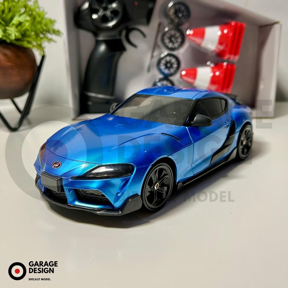 Remote Control RC Drift JDM Supra Police Car 1:24 with Lights 4WD Hadiah Gift Mainan Anak RC Drift