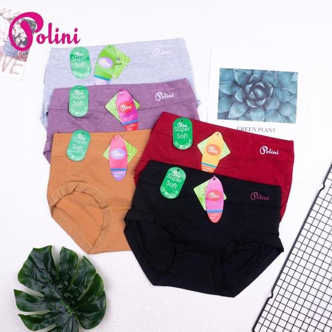 Promo Polini - Paket Hemat 6&12 Pc Celana Dalam Wanita Polini Supersoft 2832 Cod